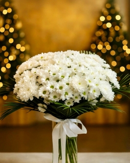 Elegant White Daisy Bouquet – Zarif Beyaz Papatya Buketi